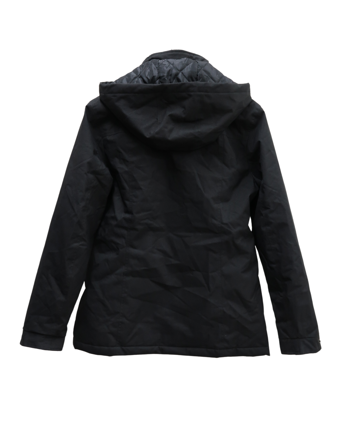 Manteau imperméable noir à capuche - Kariban - L