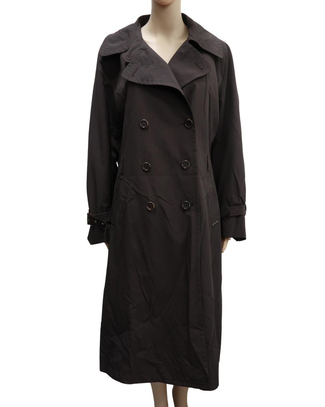 Manteau long marron imperméable - Mer du Nord - XL