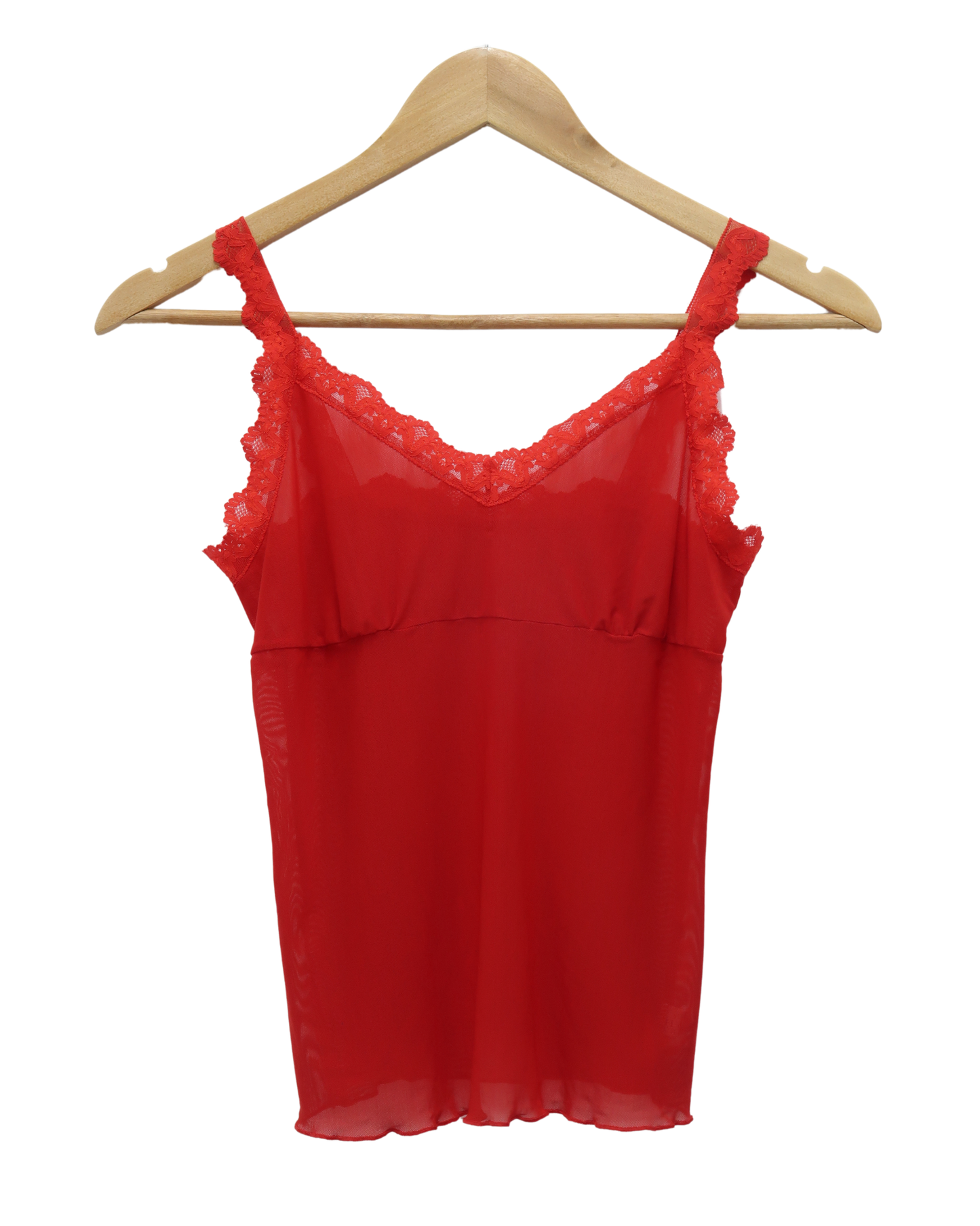 Top en mesh rouge - XS