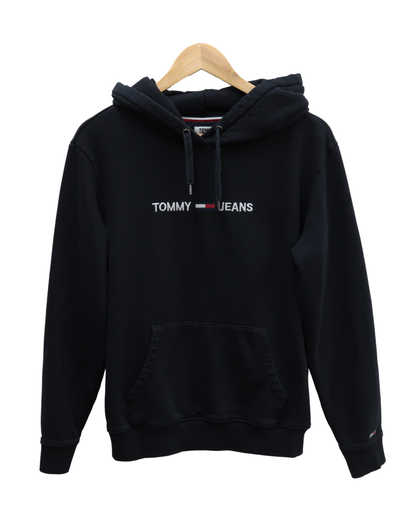 Sweat à capuche noir - Tommy Hilfiger - L