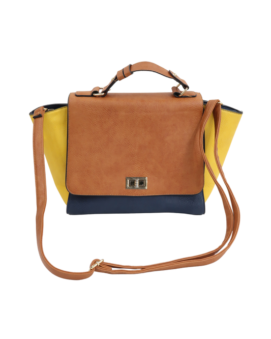 Sac forme cartable tricolore - Merry Scott