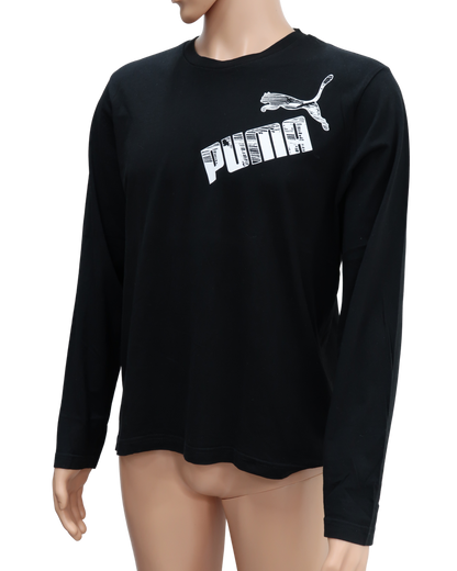 T-shirt noir à manches longues - Puma - L