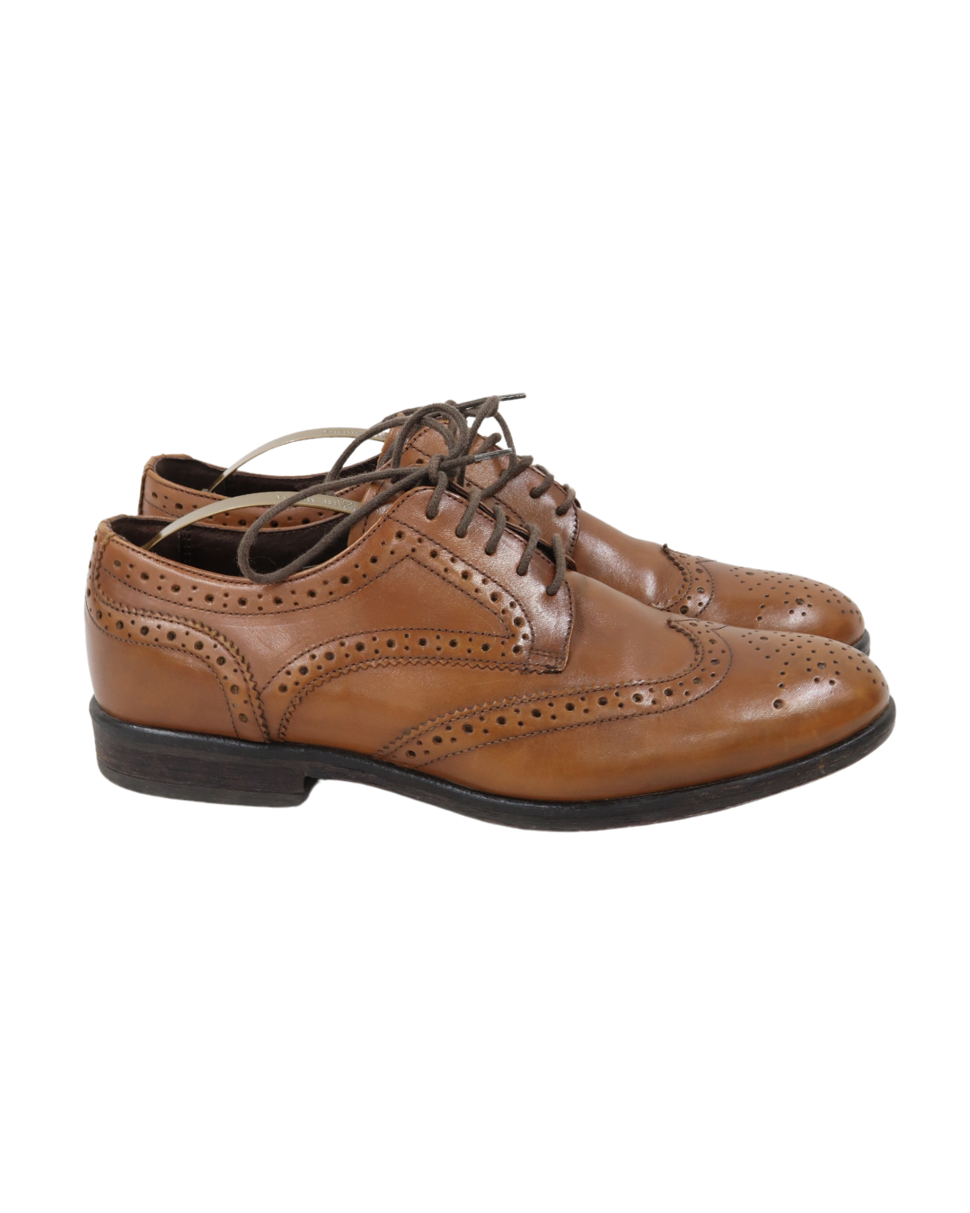 Chaussures oxford marron clair en cuir - Minelli - 39