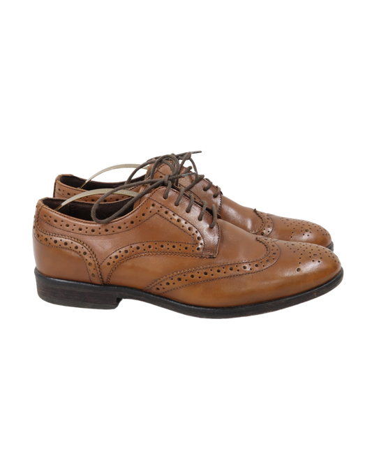 Chaussures oxford marron clair en cuir - Minelli - 39