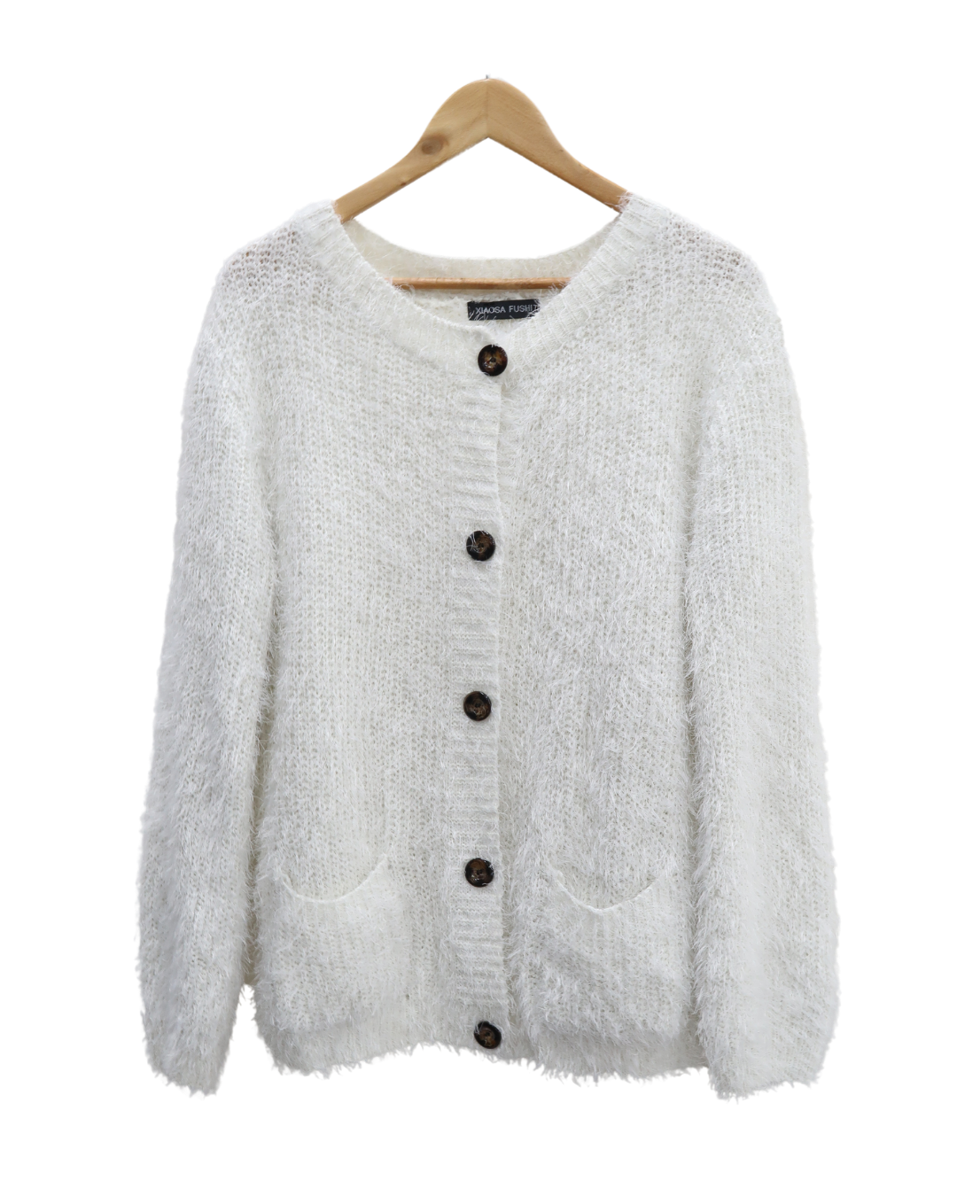 Cardigan à poils blanc - Xiaosa Fushi - XL