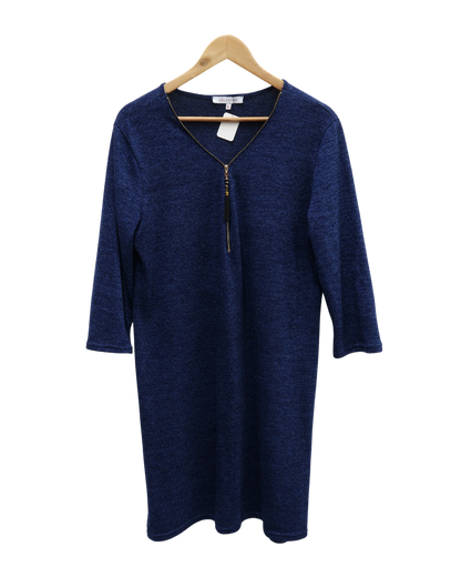 Robe bleue marine pailletée - Lola Liza - L