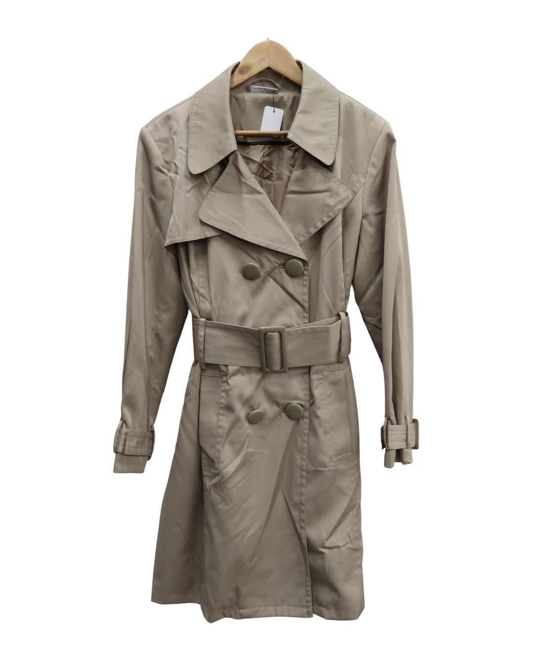 Manteau long beige - Yessica - M