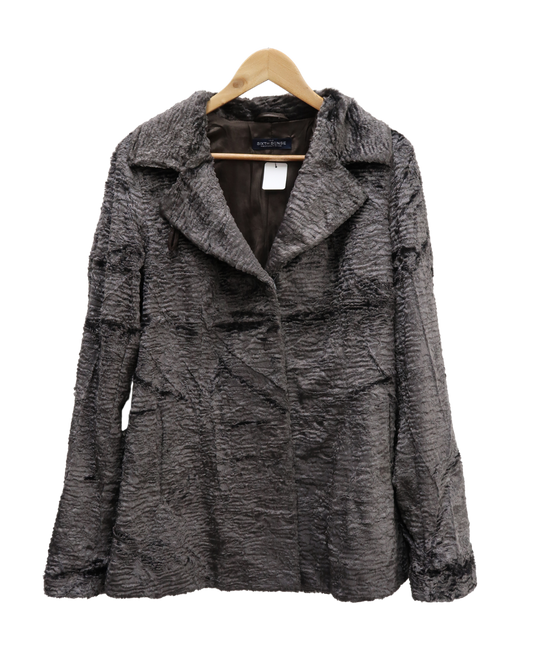 Manteau en fourrure marron foncé - C&A - XL