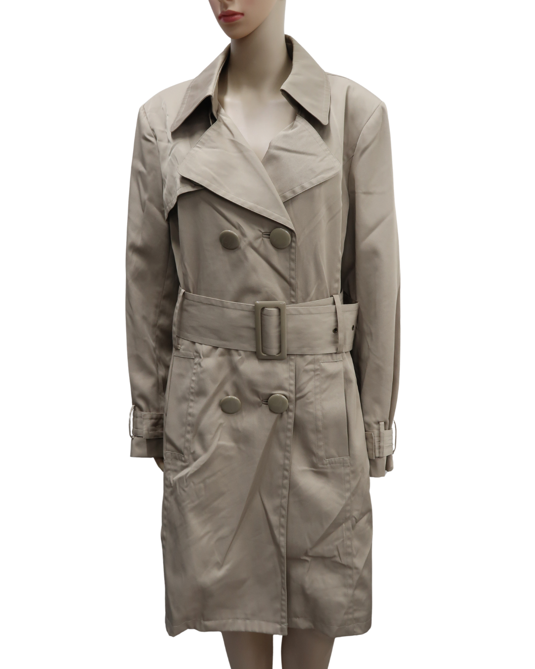 Manteau long beige - Yessica - M