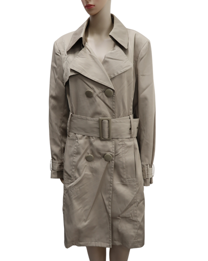 Manteau long beige - Yessica - M