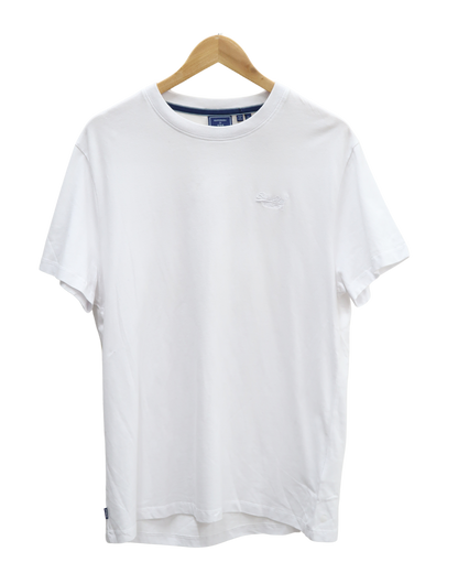 T-shirt blanc à manches courtes - Superdy - XL