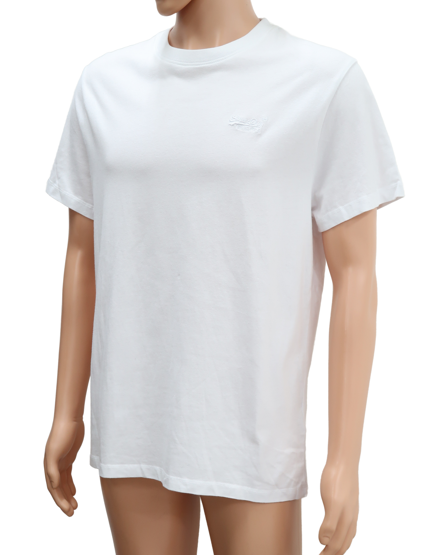 T-shirt blanc à manches courtes - Superdy - XL