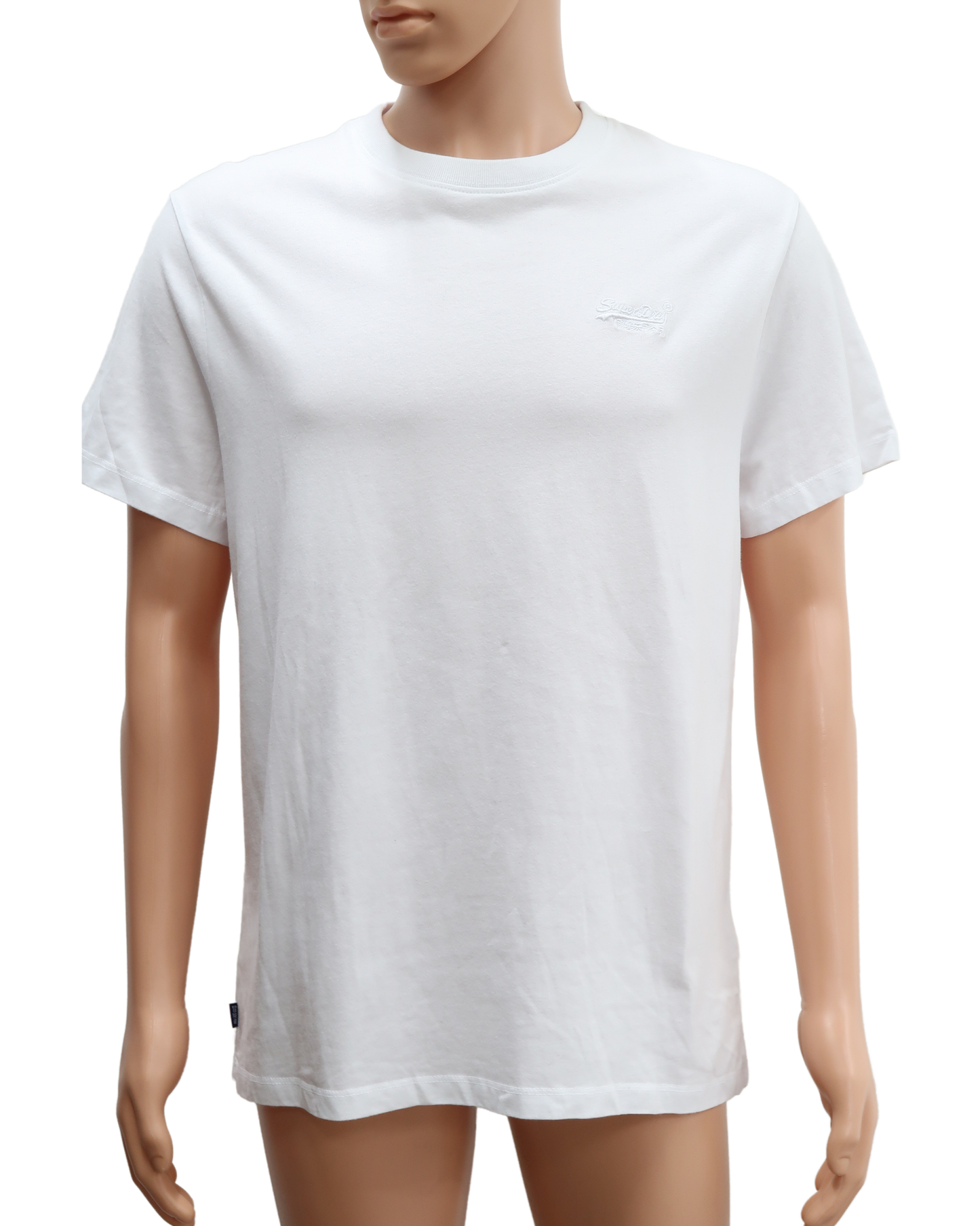 T-shirt blanc à manches courtes - Superdy - XL