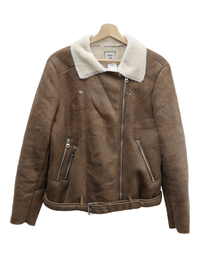 Bombardier marron avec doublure beige - Pimkie - M/L