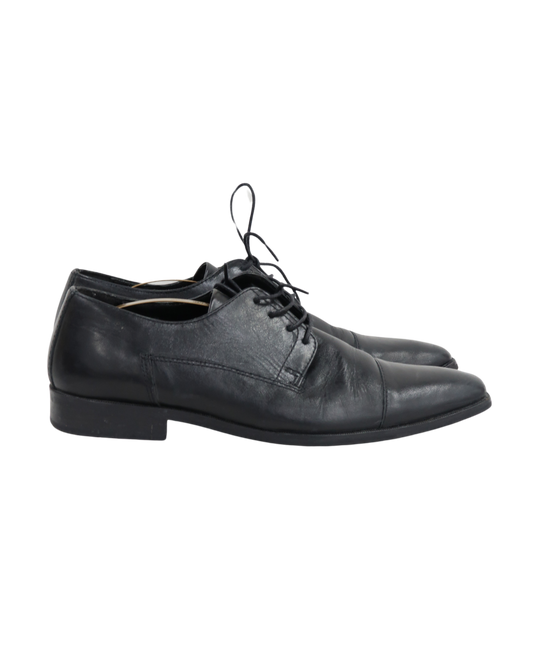 Chaussures oxford noires en cuir - Devred - 40