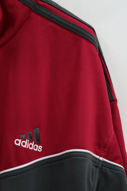 Veste rouge et grise - Adidas - XL