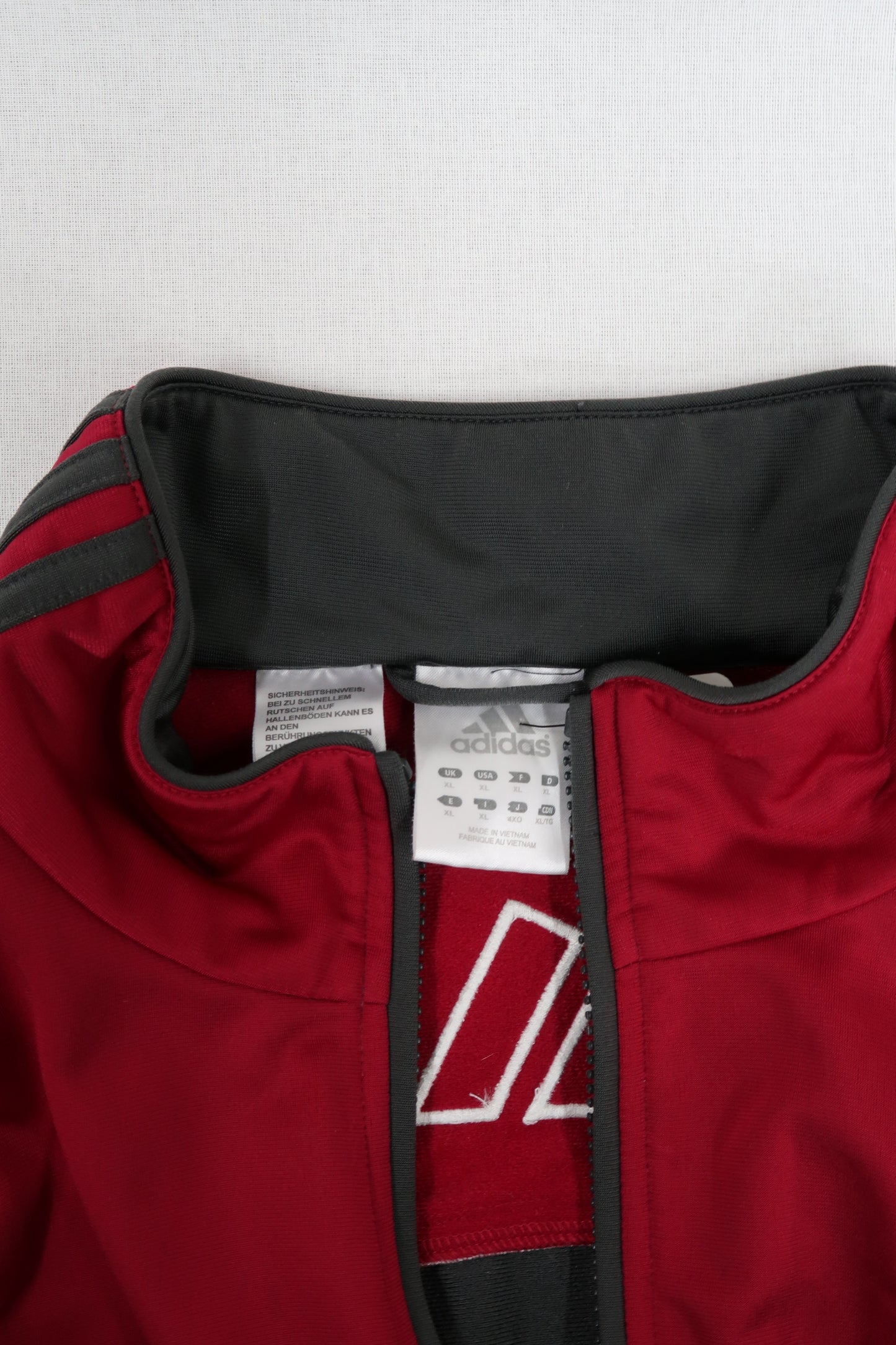 Veste rouge et grise - Adidas - XL