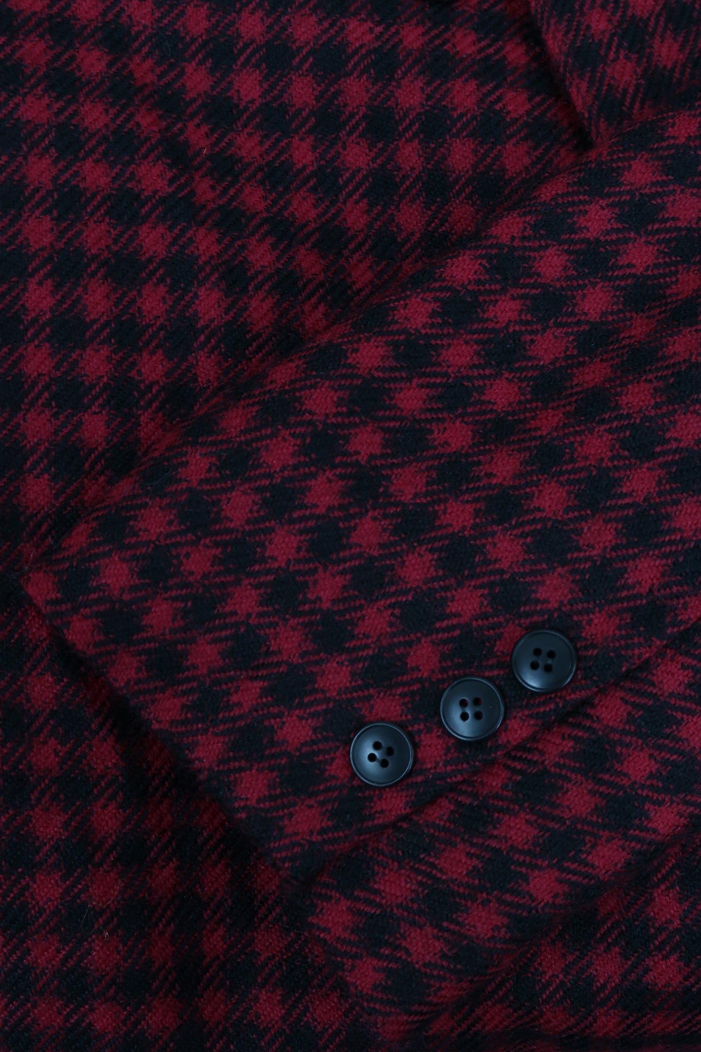 Blazer à carreaux noir et rouge - Coincidence - XL