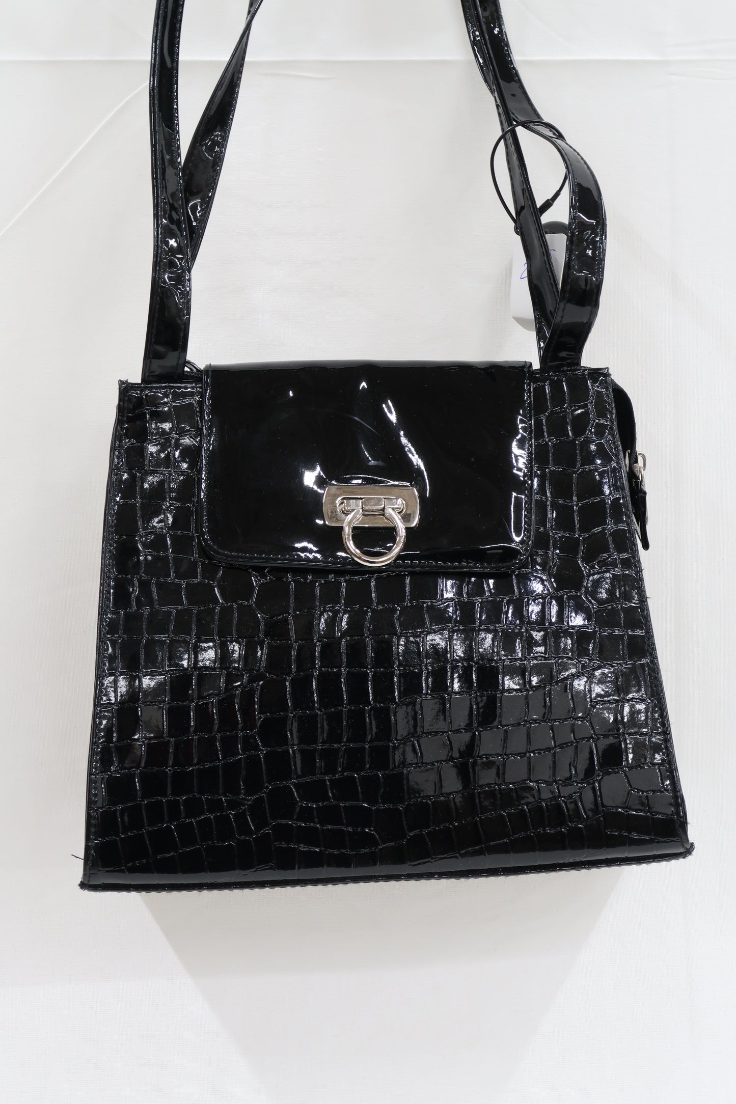 Sac à bandoulière noir glossy - C&A