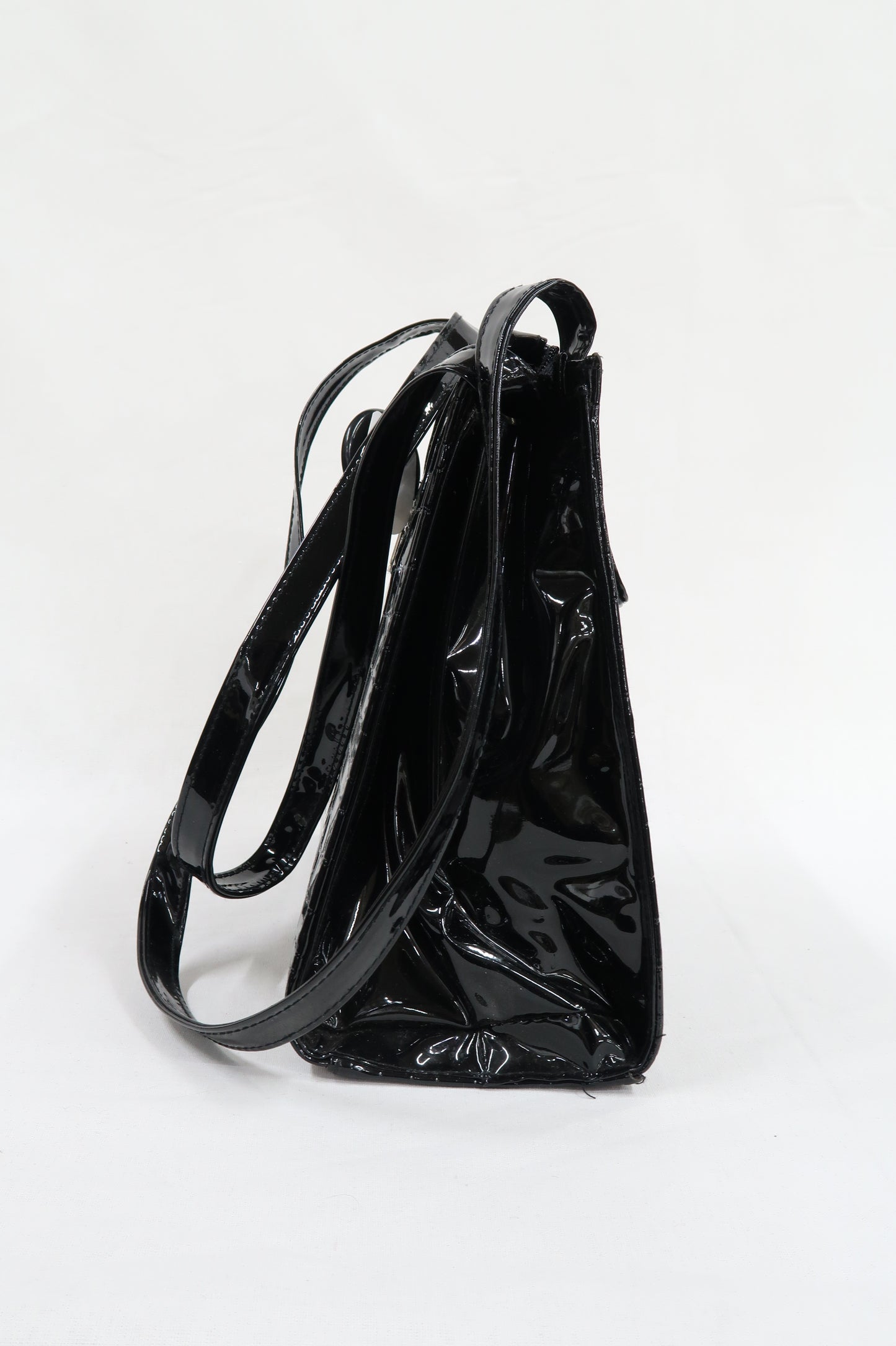 Sac à bandoulière noir glossy - C&A