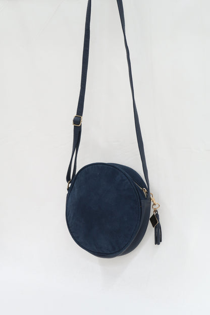 Sac rond à bandoulière bleu - Karl Marc John