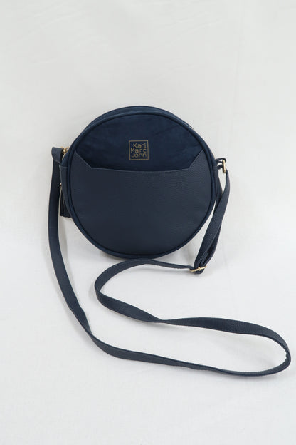 Sac rond à bandoulière bleu - Karl Marc John