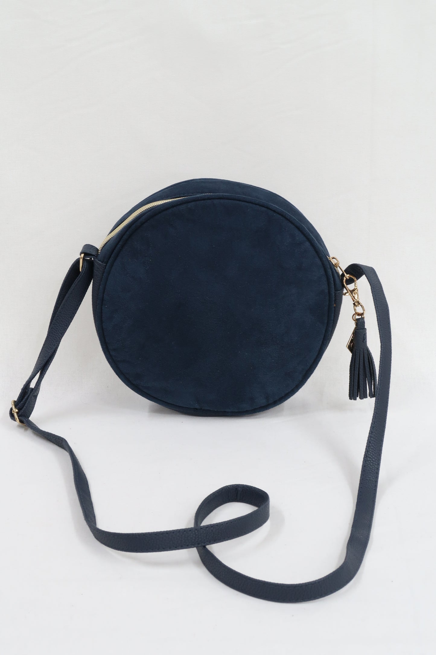 Sac rond à bandoulière bleu - Karl Marc John