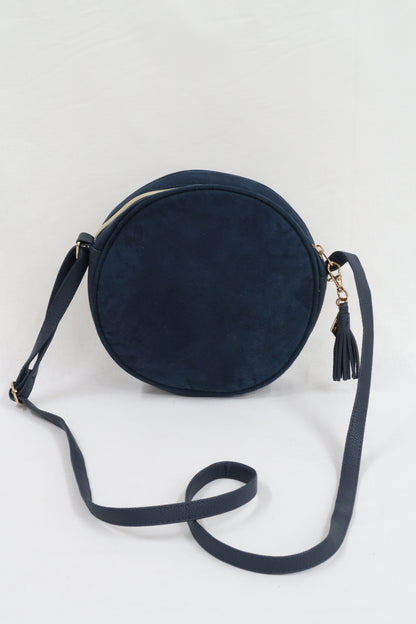 Sac rond à bandoulière bleu - Karl Marc John