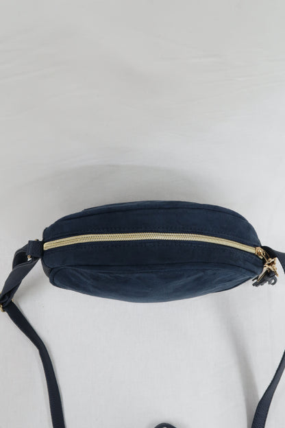 Sac rond à bandoulière bleu - Karl Marc John