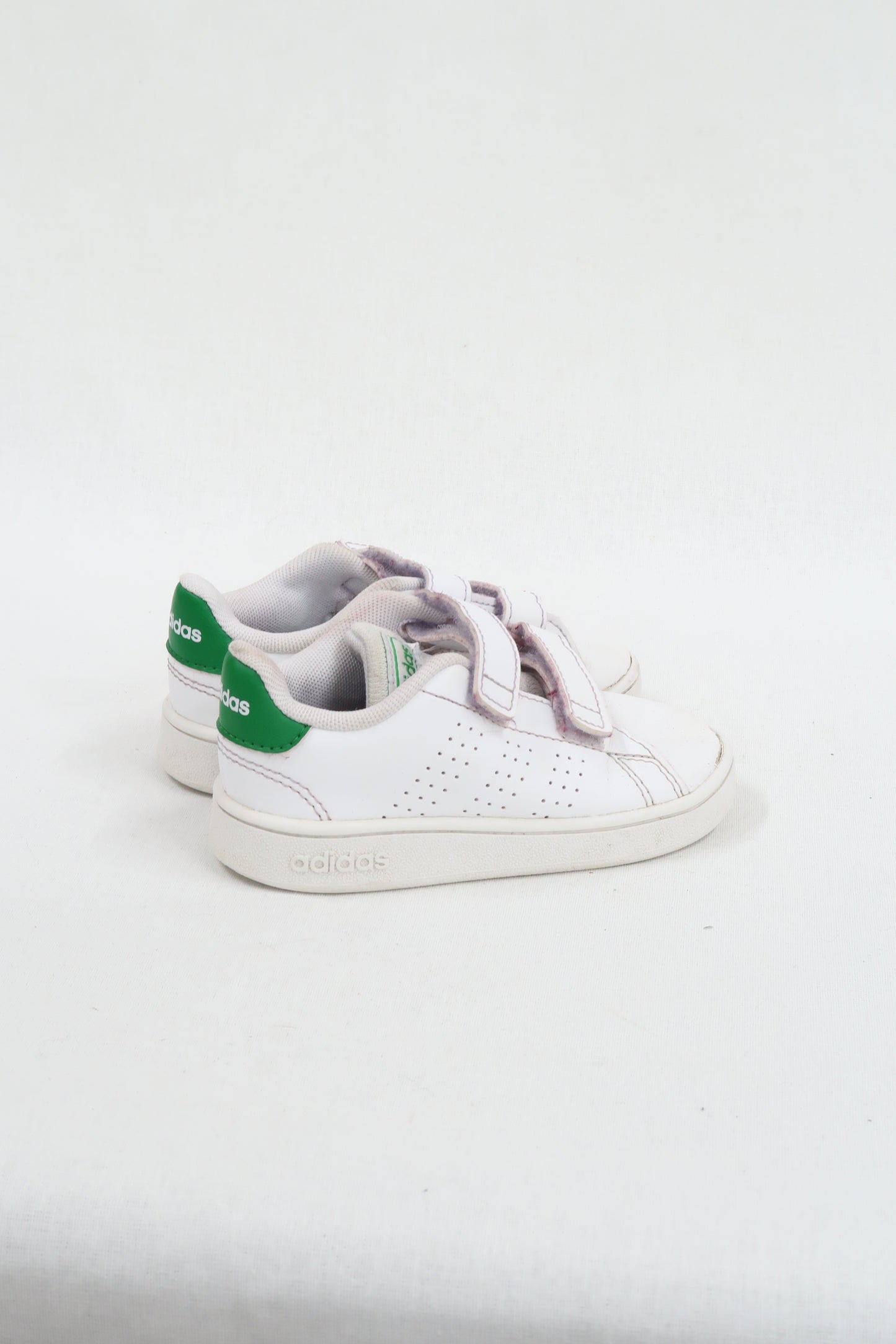 Baskets Stan Smith blanches & vertes - Adidas- 23