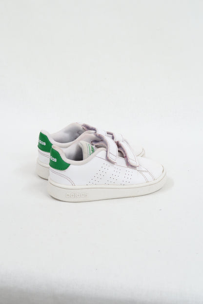 Baskets Stan Smith blanches & vertes - Adidas- 23