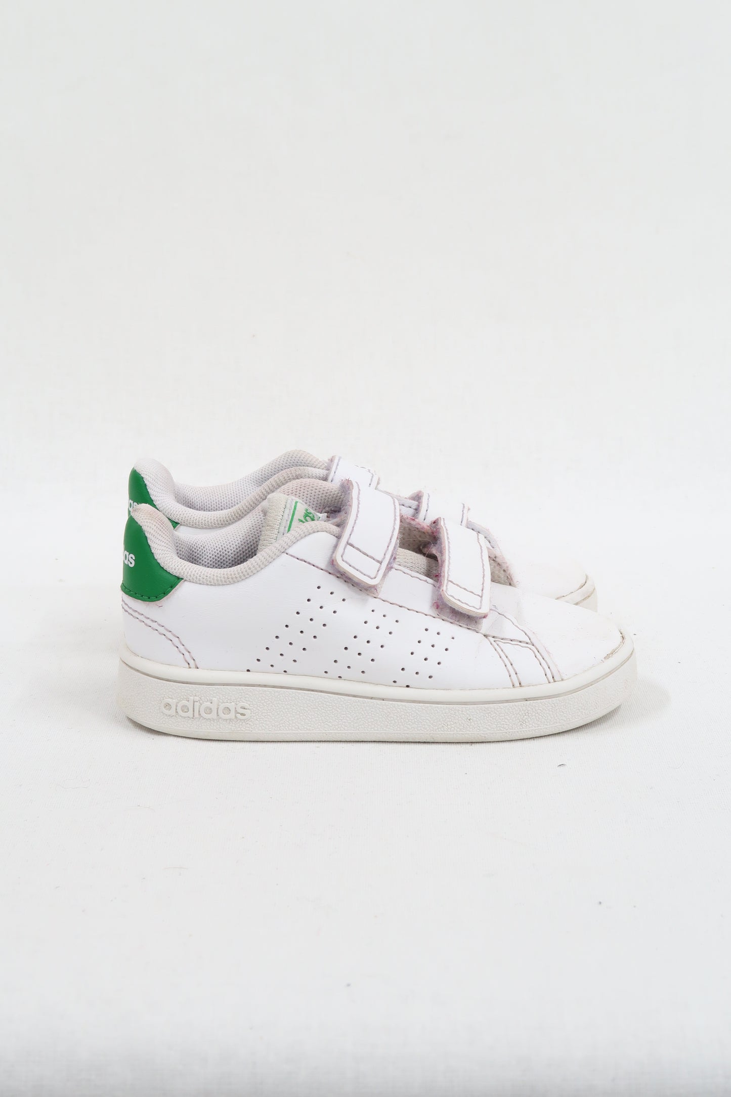 Baskets Stan Smith blanches & vertes - Adidas- 23