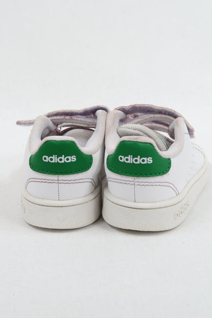 Baskets Stan Smith blanches & vertes - Adidas- 23