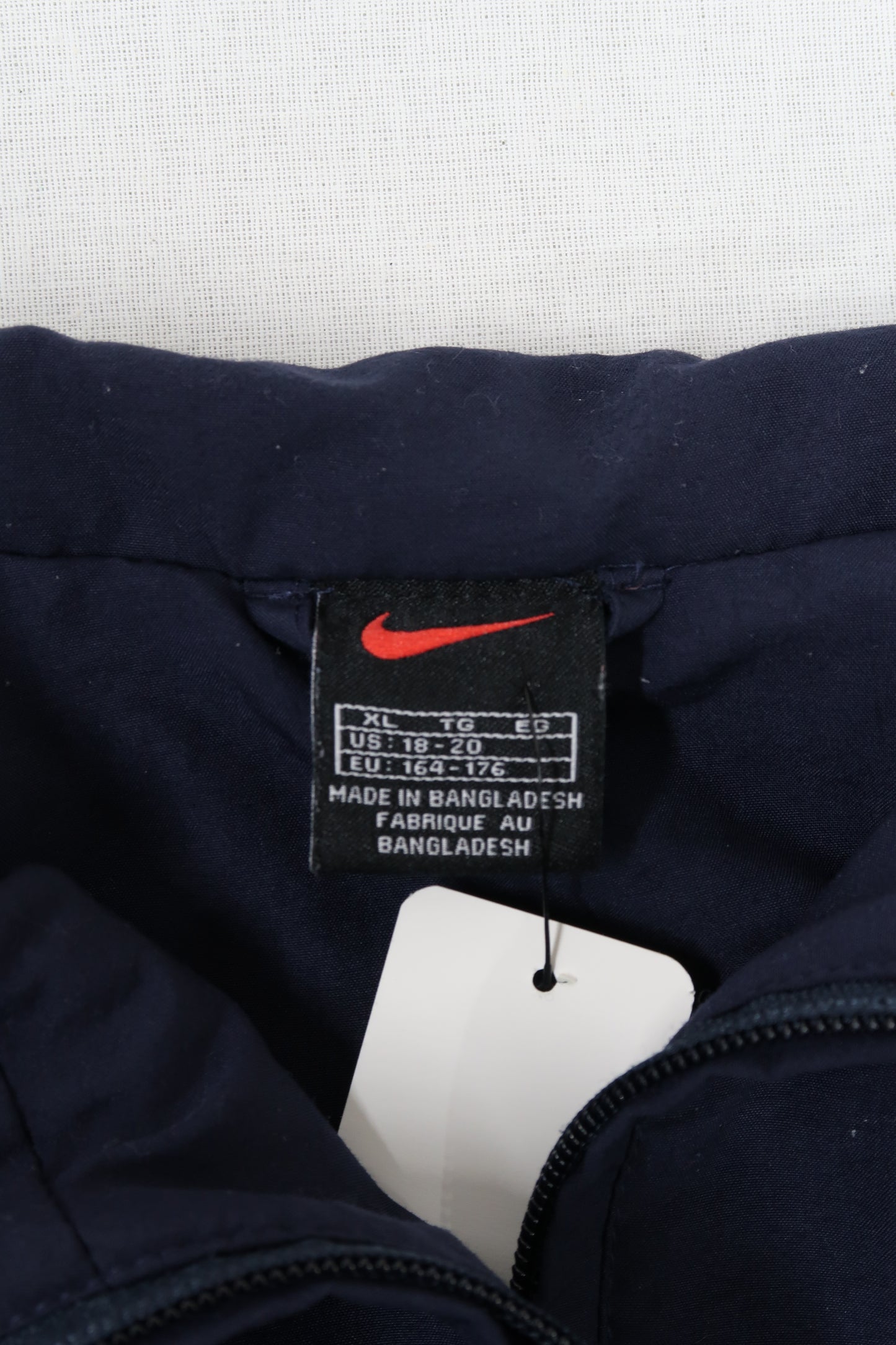 Veste bleue marine et beige - Nike - XL