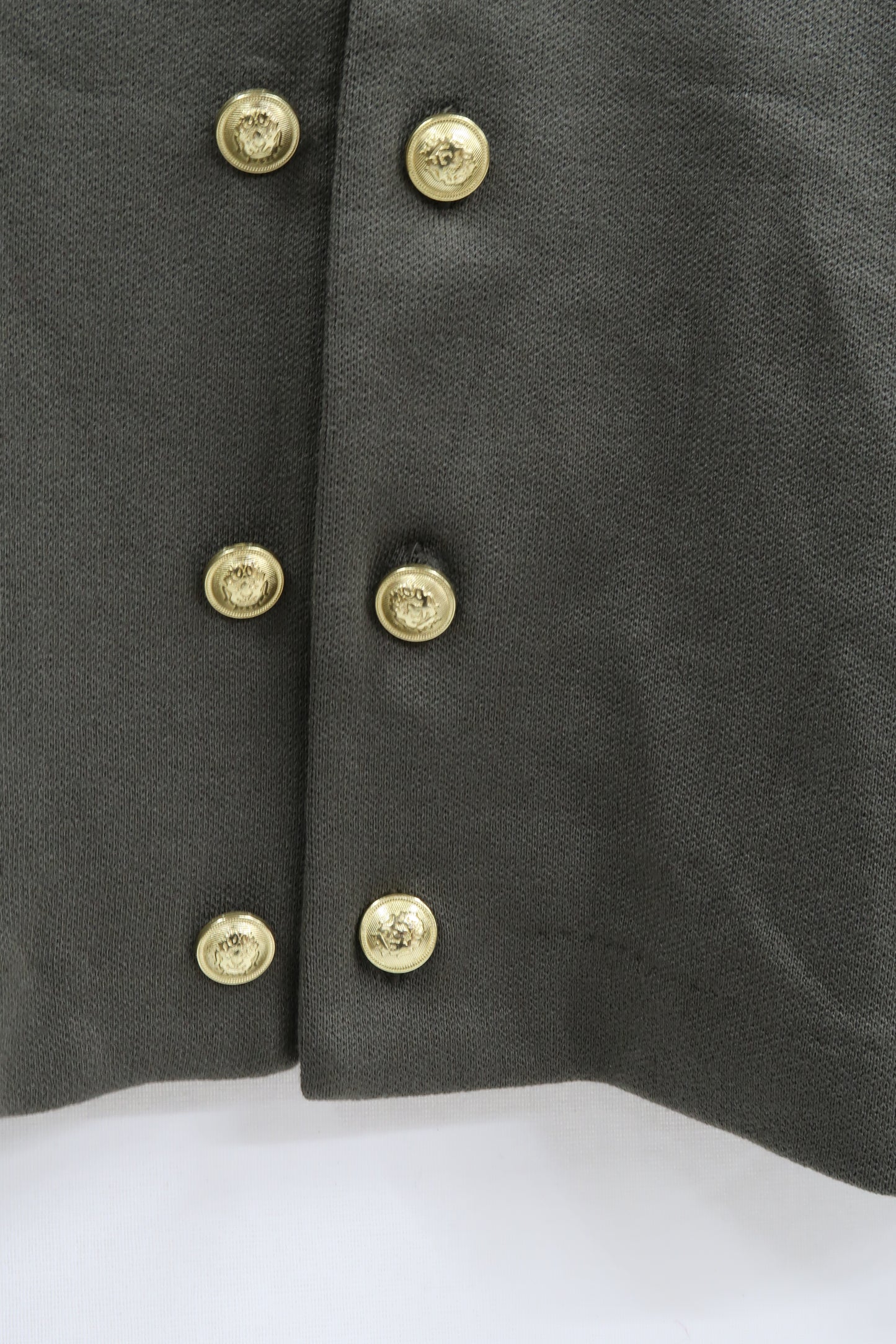 Cardigan khaki avec bouton dorés- H&M - XS