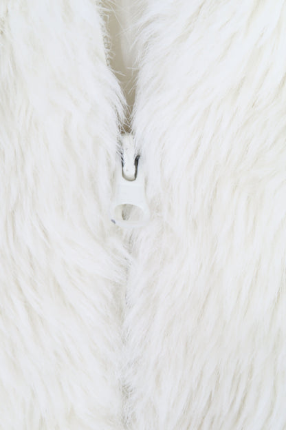 Manteau en fourrure blanc - Jennyfer - L