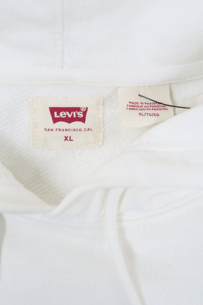 Sweat blanc à capuche - Levi's - XL