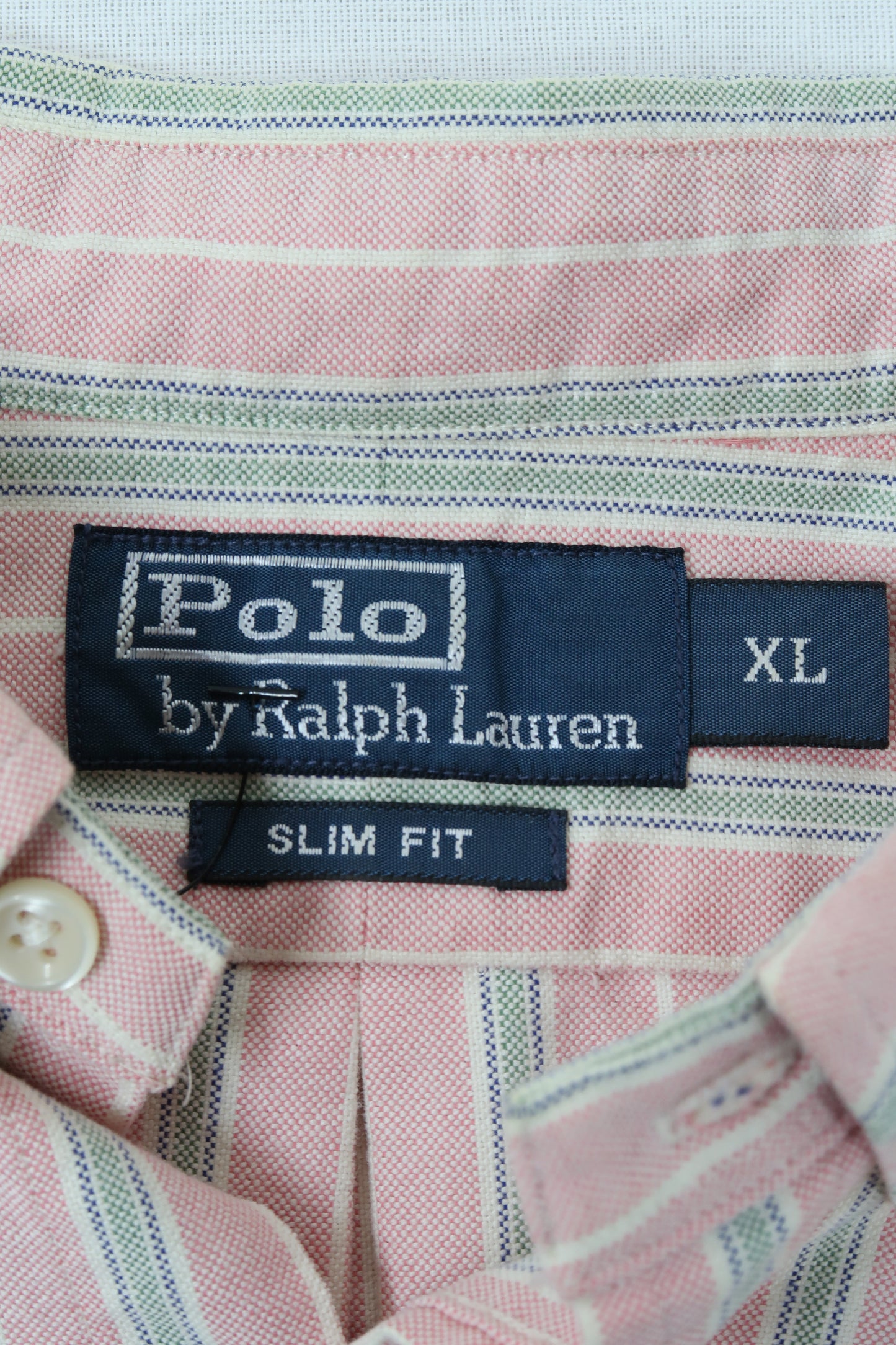 Chemise rayée à manches longues - Ralph Lauren - XL