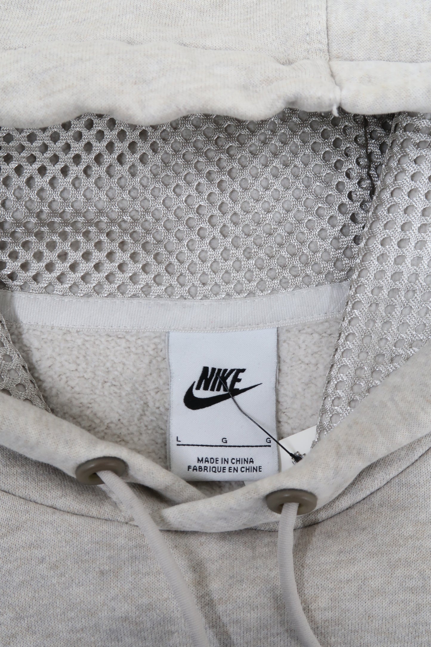 Sweat beige à capuche - Nike - L