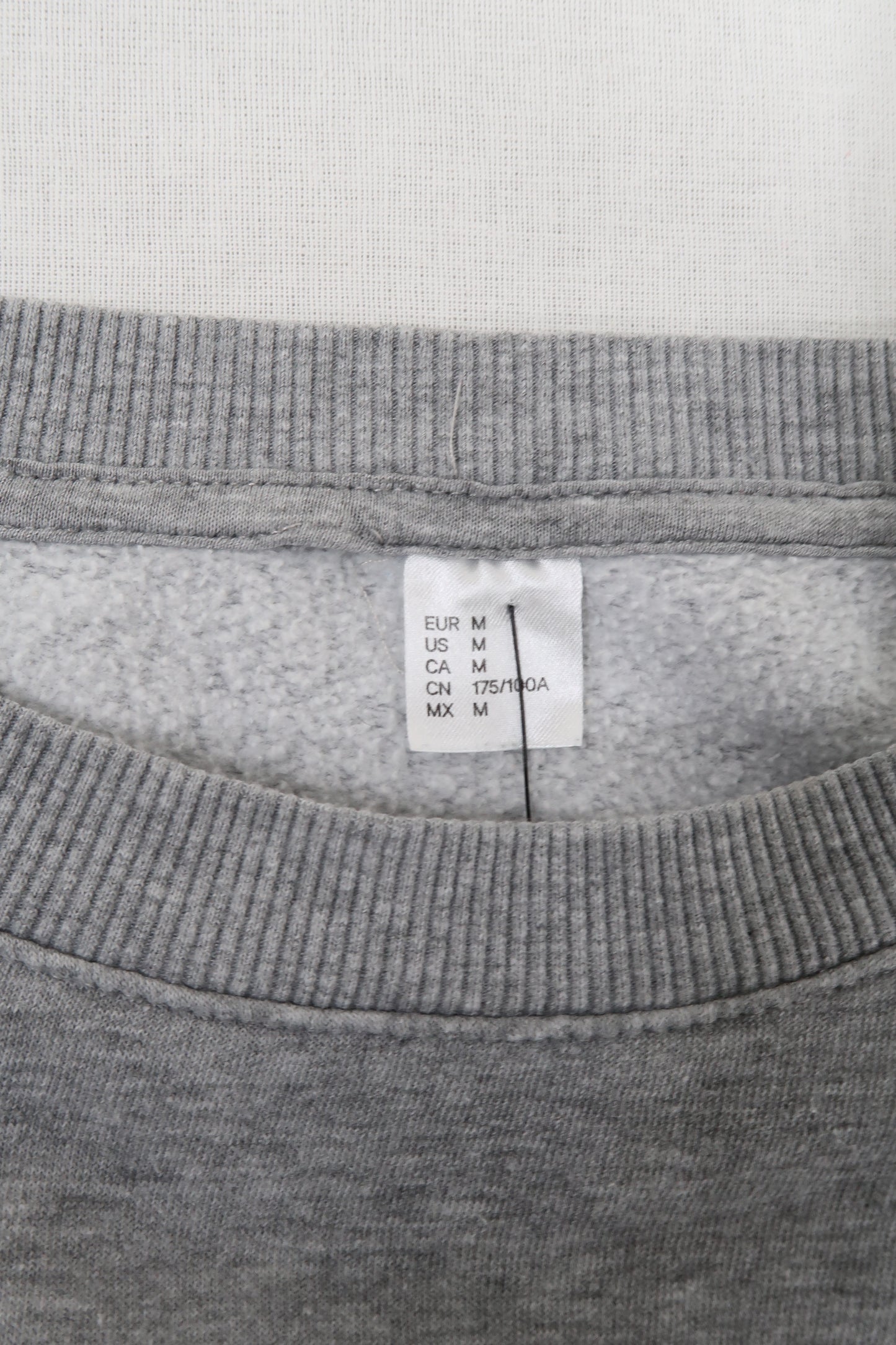 Pull gris clair à manches longues - H&M - M