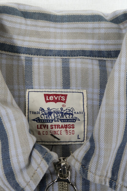 Chemise rayé à fermeture éclair - Levi's - L