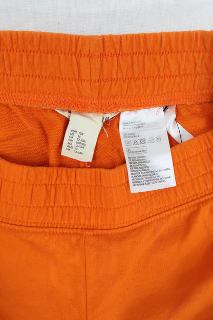 Short orange & blanc - H&M - 12/13 ans - Fille