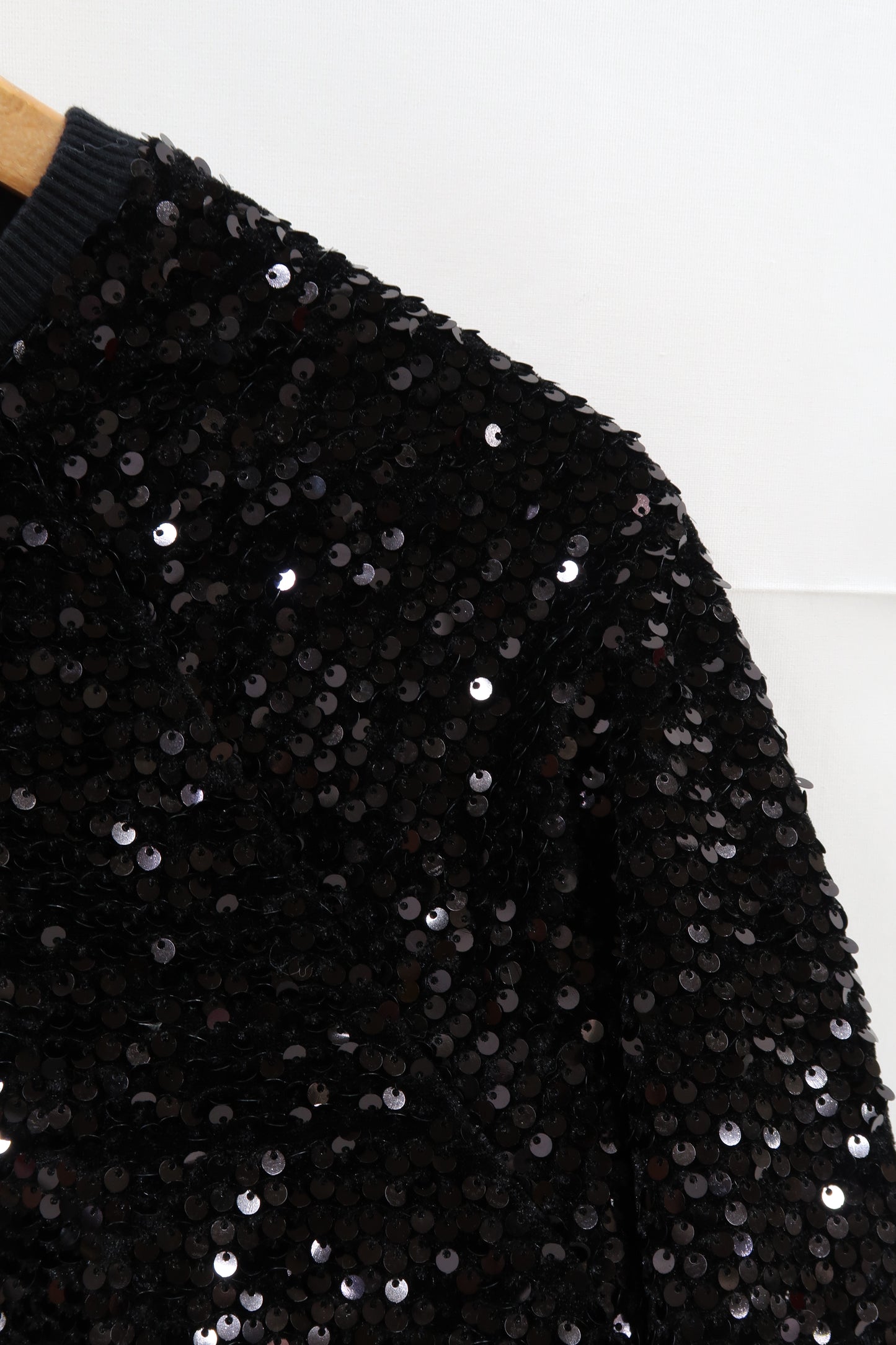 Pull noir à sequins - Zara - 11/12 ans (152cm) - Fille