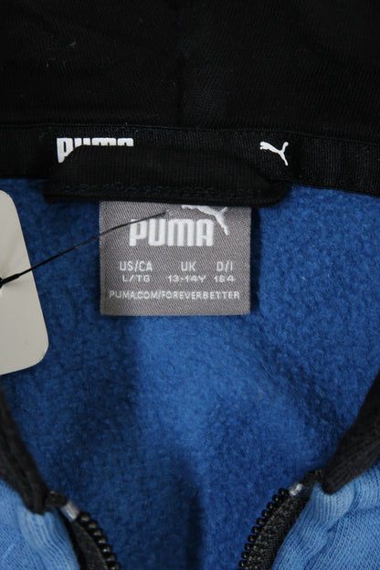 Gilet à capuche noir & bleu - Puma - 13/14 ans - Garçon