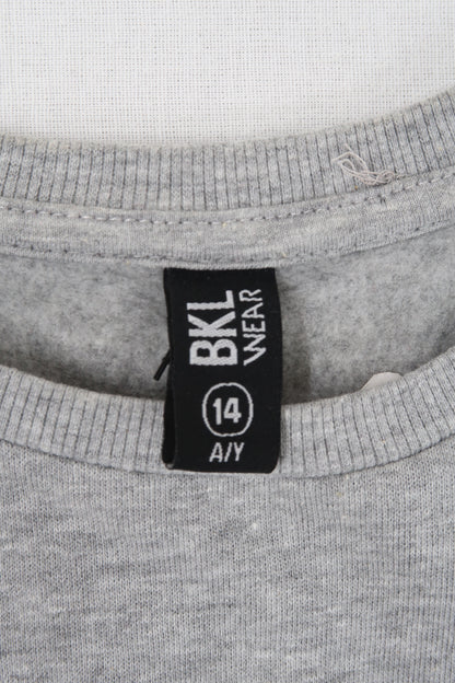 Pull gris London - BKL wear - 14 ans (158cm) - Garçon