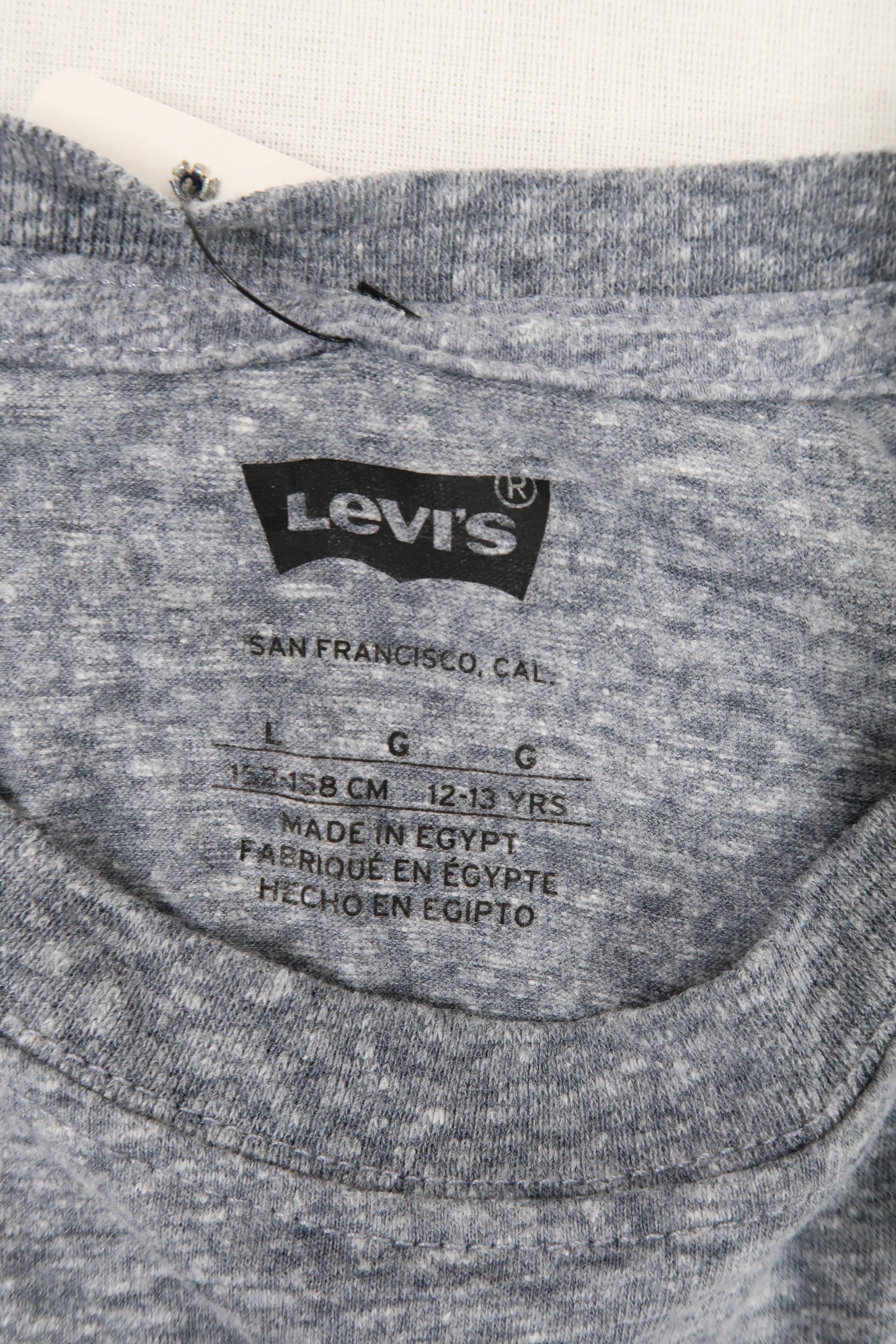 T-shirt gris - Levi's - 12/13 ans (152/158cm) - Garçon