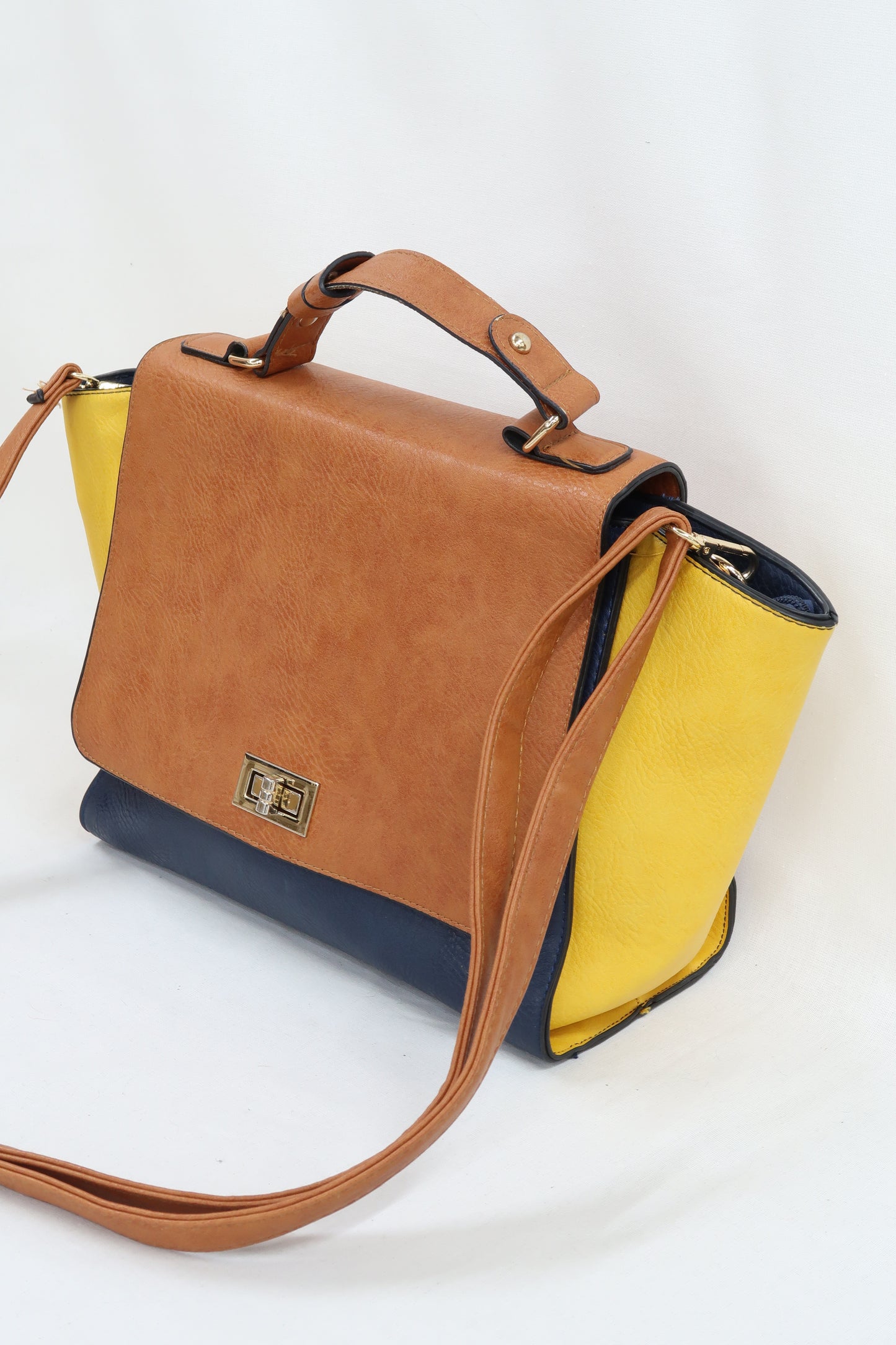 Sac forme cartable tricolore - Merry Scott