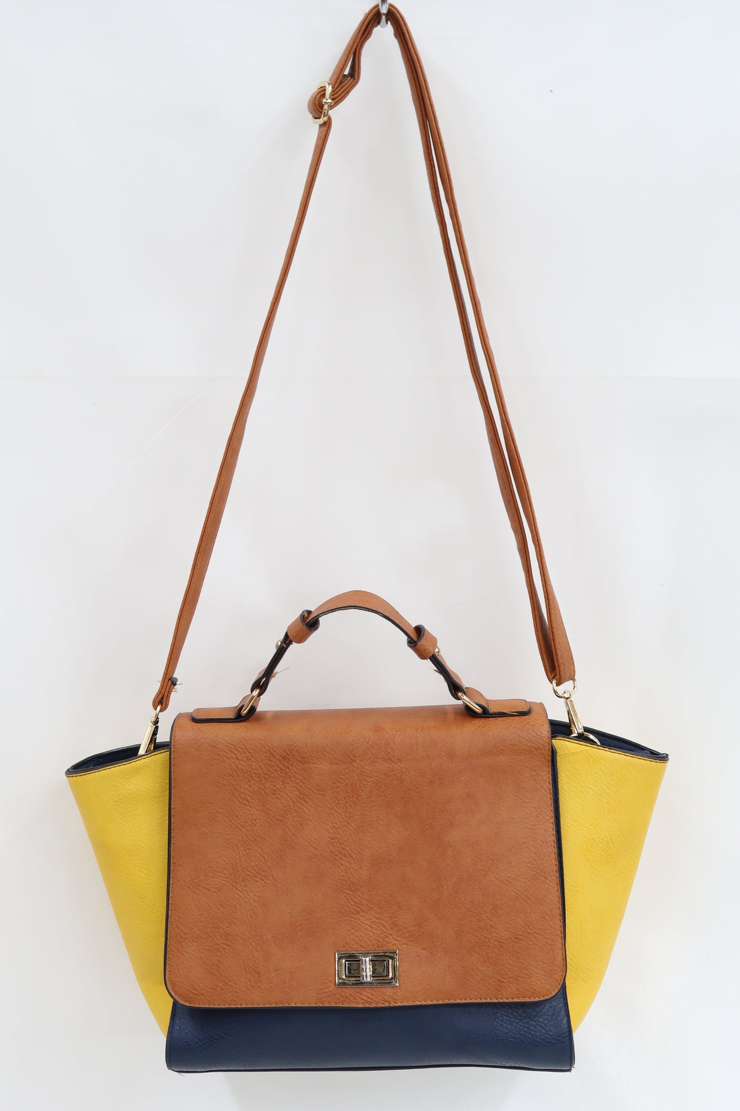 Sac forme cartable tricolore - Merry Scott