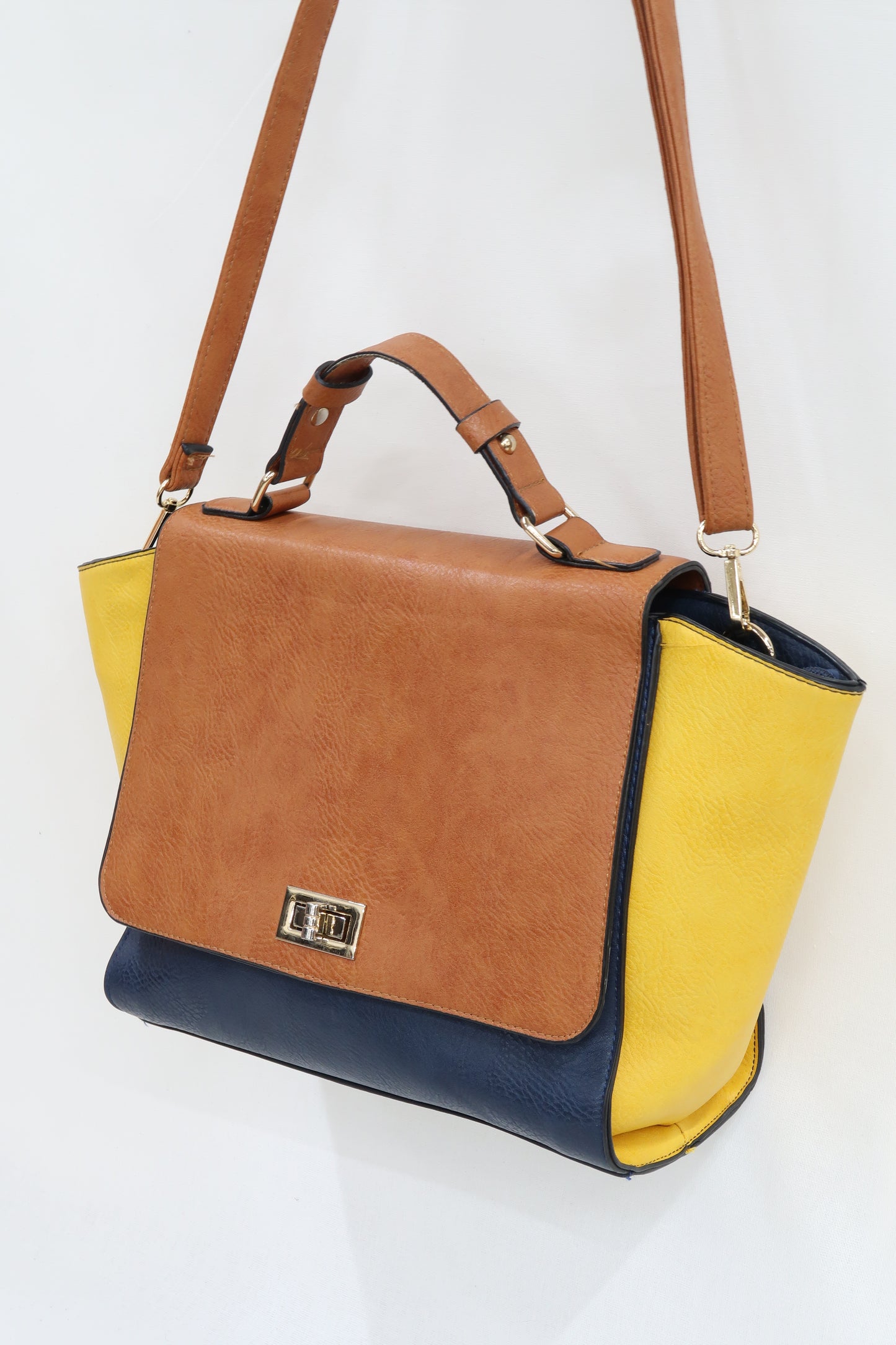 Sac forme cartable tricolore - Merry Scott