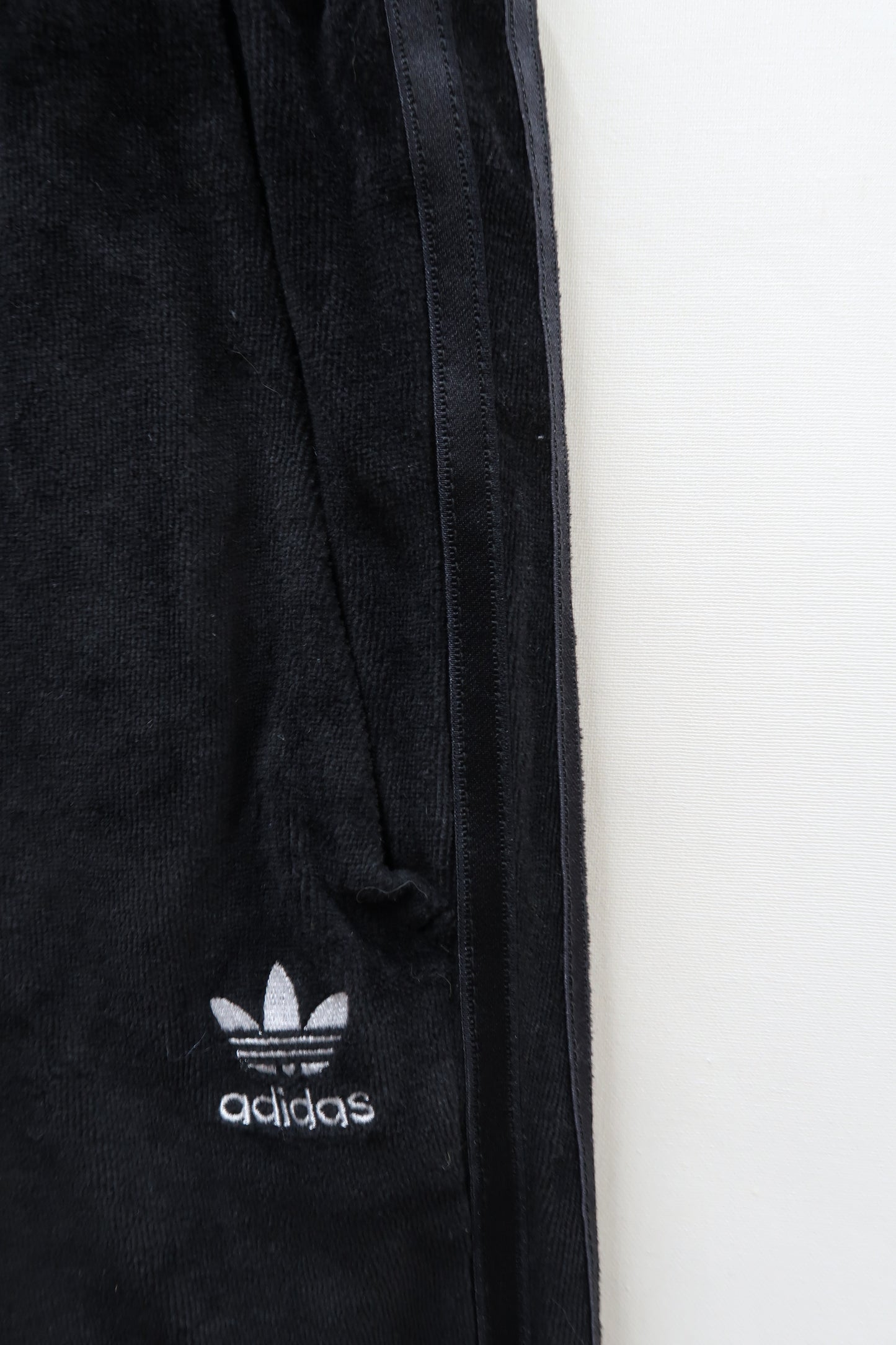 Jogging noir en velour - Adidas - M